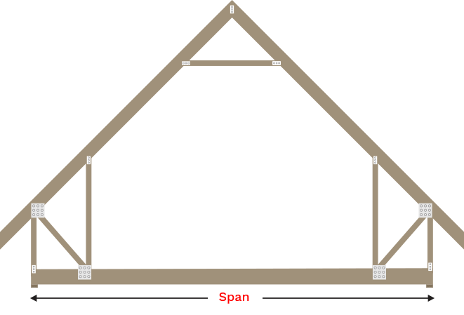 Stubbed Eaves Attic Truss example image